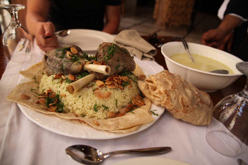 Recette du mansaf jordanien