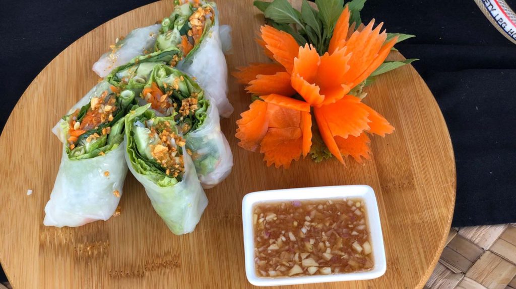 Recette Rouleaux de printemps et sa sauce khmer